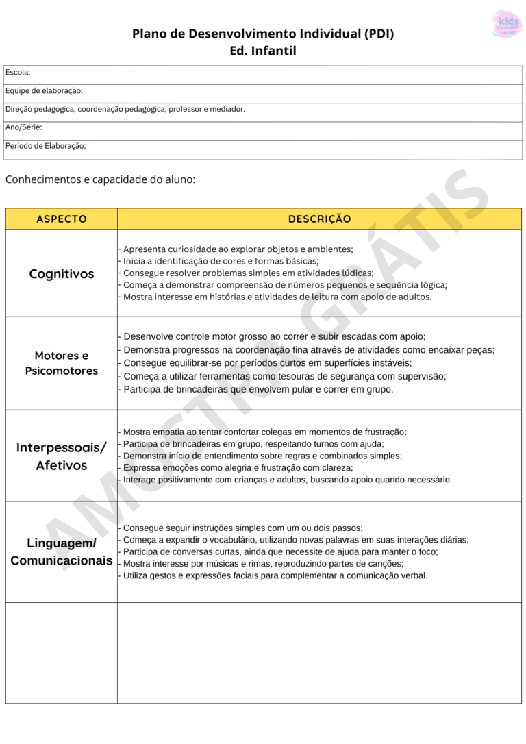 Amostra do material
